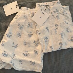 YLLW the label - Rosy Collared Short Set | Baby Breath